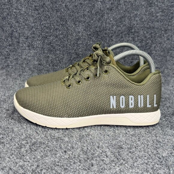NOBULL Outwork Shoes Women's 7 Green Athleitc Low Lace Cross Training Sneakers - Picture 4 of 11